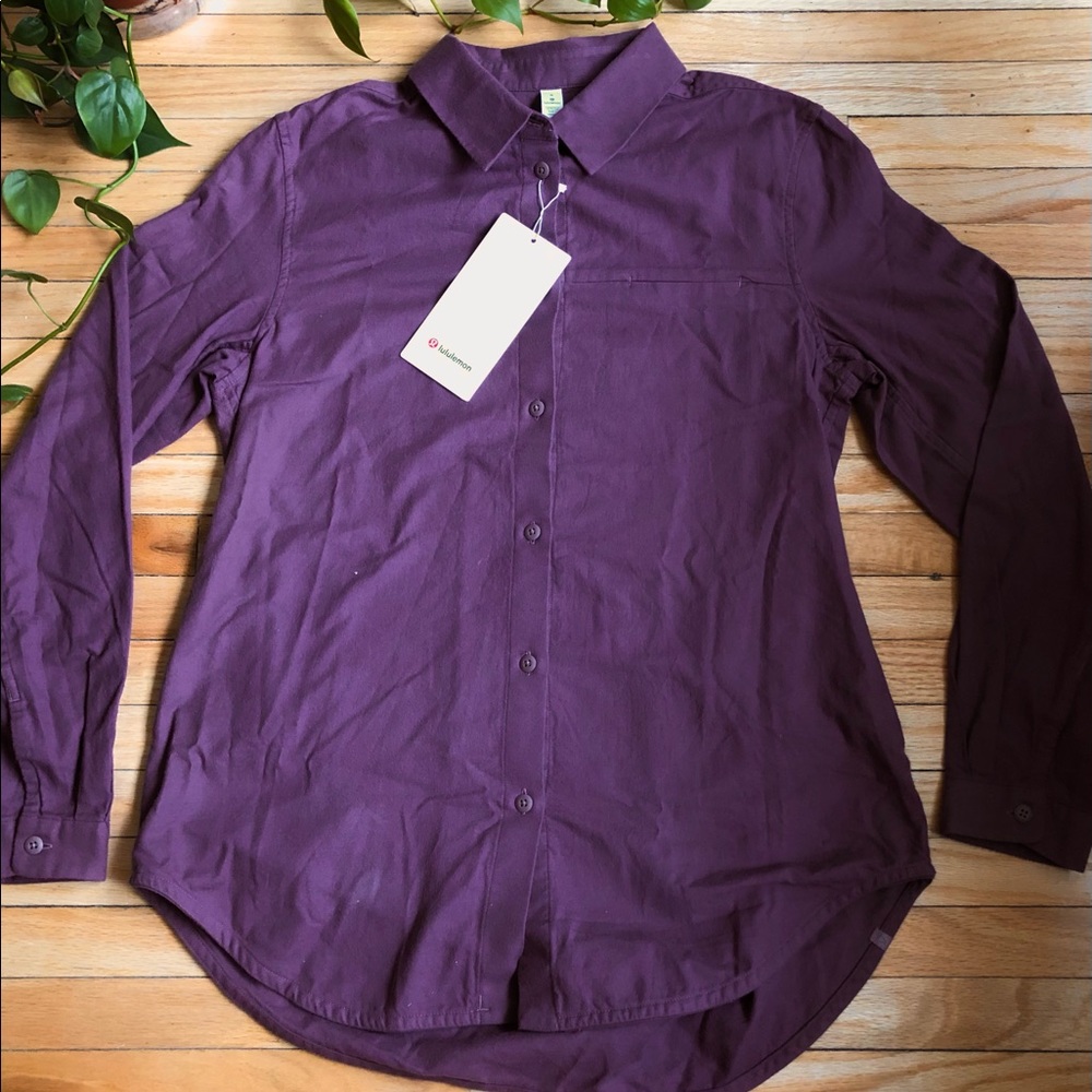 NWT Lululemon ‘Full Day Ahead Shirt’ Flannel